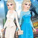 Elsa congelada em Nova York