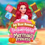 Das ganze Jahr über modesüchtige Meerjungfrau-Prinzessin
