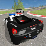 Polizeiauto-Fahrschule